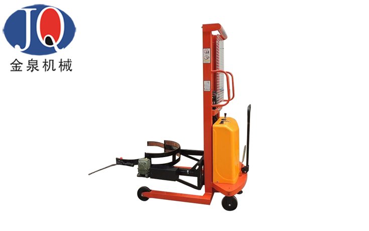 半電動(dòng)油桶堆高車